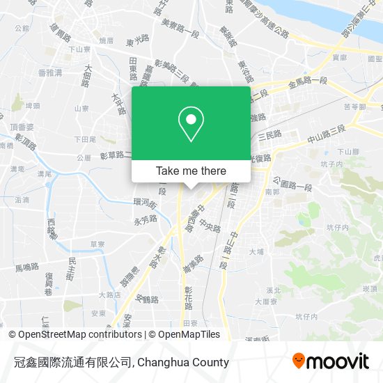 冠鑫國際流通有限公司 map