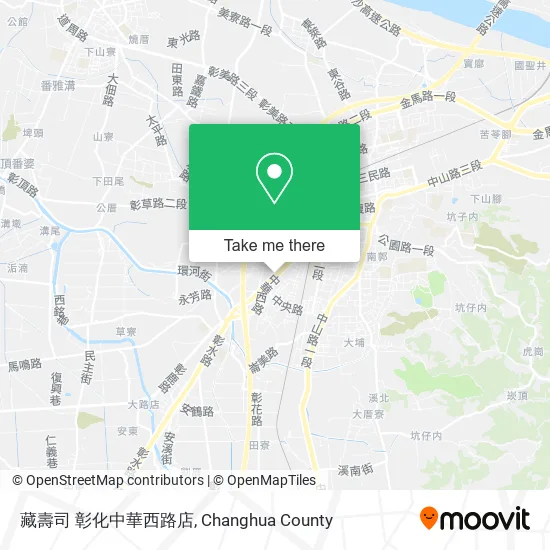 藏壽司 彰化中華西路店 map