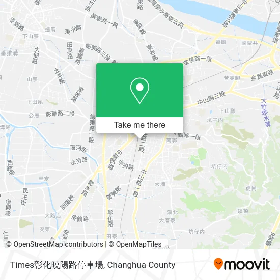 Times彰化曉陽路停車場 map