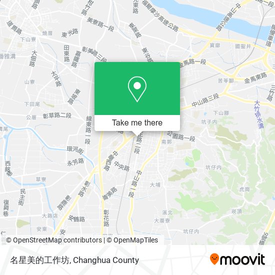 名星美的工作坊地圖