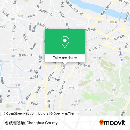 名威理髮廳地圖