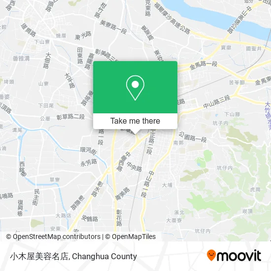 小木屋美容名店 map