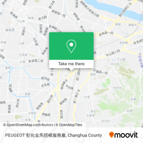 PEUGEOT 彰化金馬授權服務廠 map