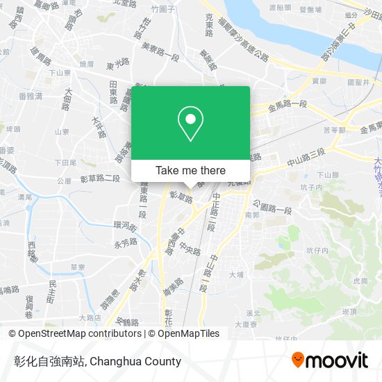 彰化自強南站 map