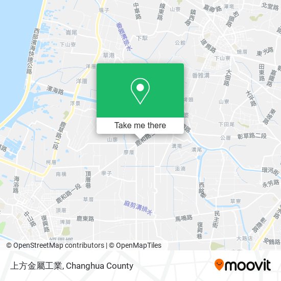 上方金屬工業 map