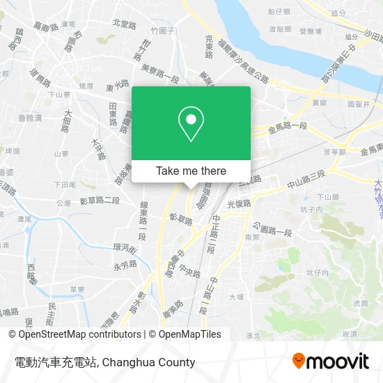 電動汽車充電站地圖