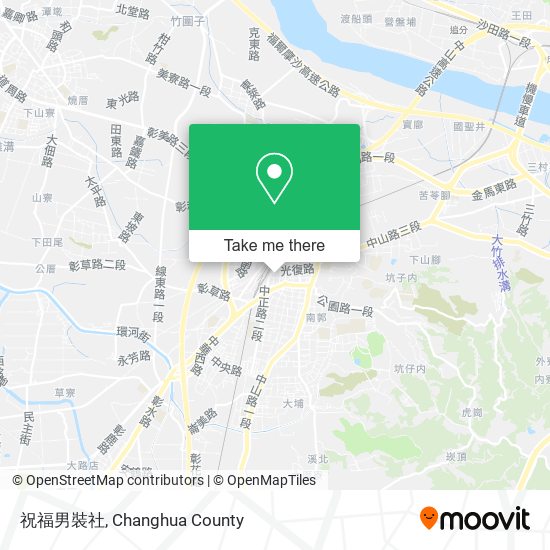 祝福男裝社 map