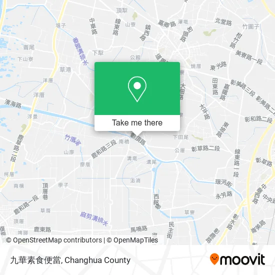 九華素食便當地圖