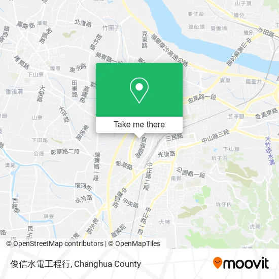 俊信水電工程行地圖