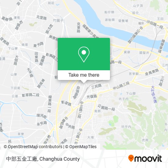 中部五金工廠 map