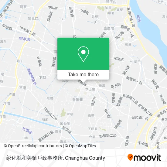 彰化縣和美鎮戶政事務所地圖