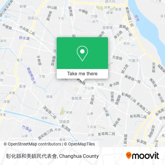 彰化縣和美鎮民代表會地圖