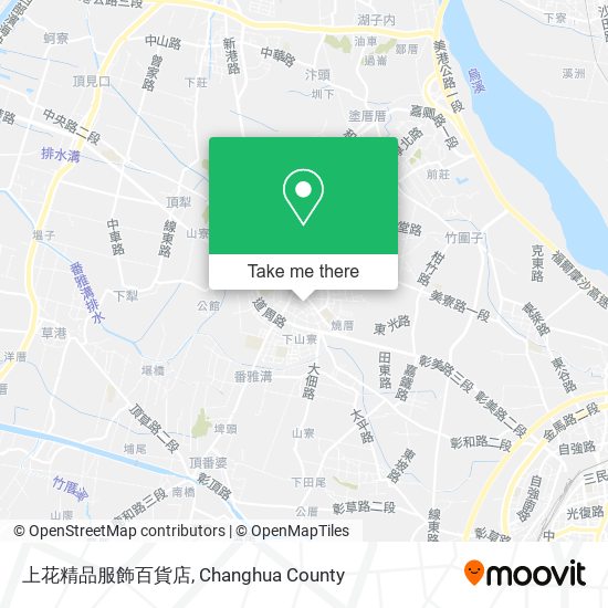 上花精品服飾百貨店地圖