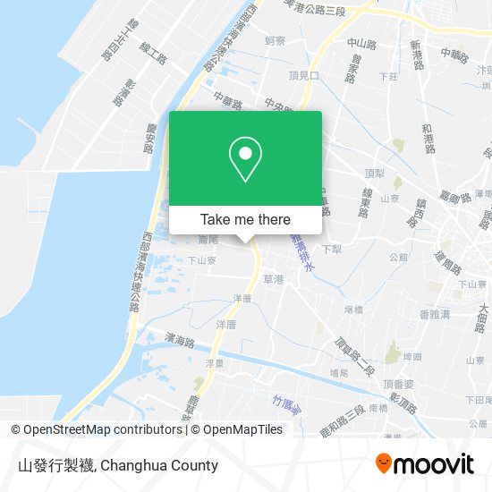 山發行製襪地圖