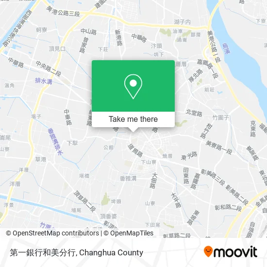 第一銀行和美分行地圖