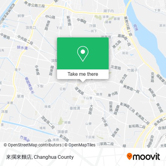 來擱來麵店 map