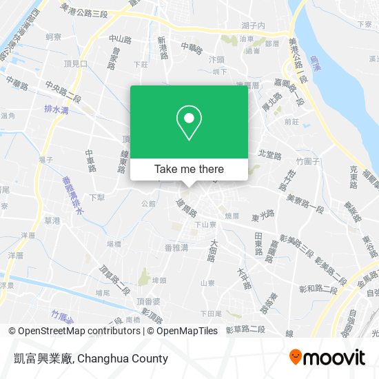 凱富興業廠地圖