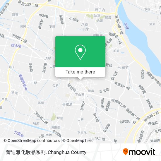 蕾迪雅化妝品系列 map