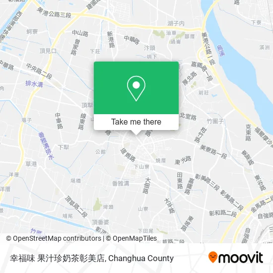 幸福味 果汁珍奶茶彰美店 map