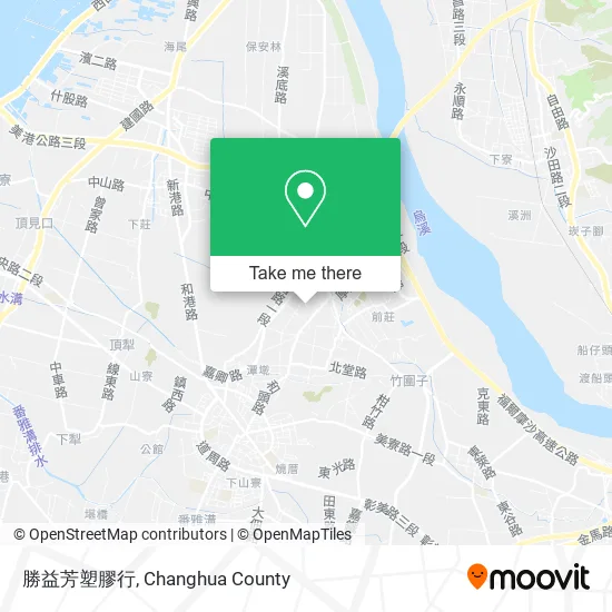 勝益芳塑膠行地圖