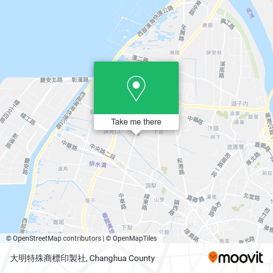 大明特殊商標印製社地圖