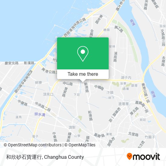 和欣砂石貨運行 map