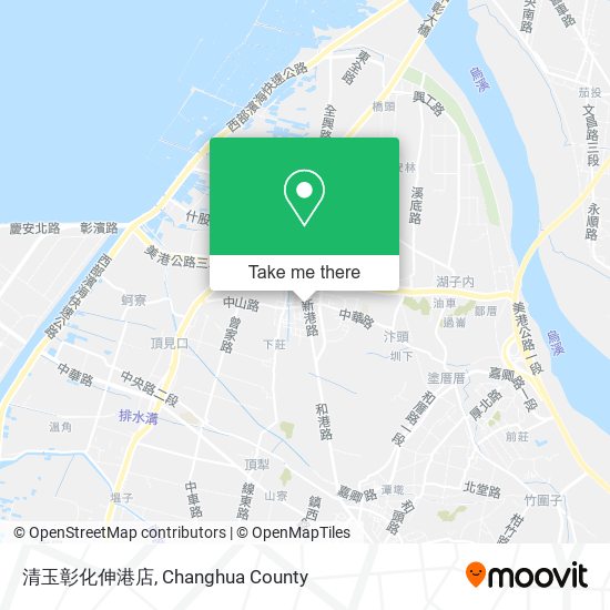 清玉彰化伸港店地圖