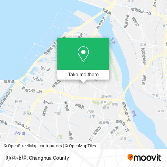 順益牧場 map