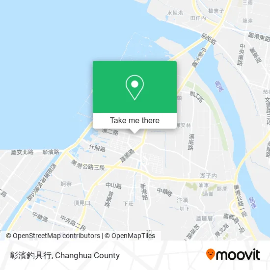 彰濱釣具行地圖