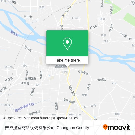 吉成溫室材料設備有限公司 map