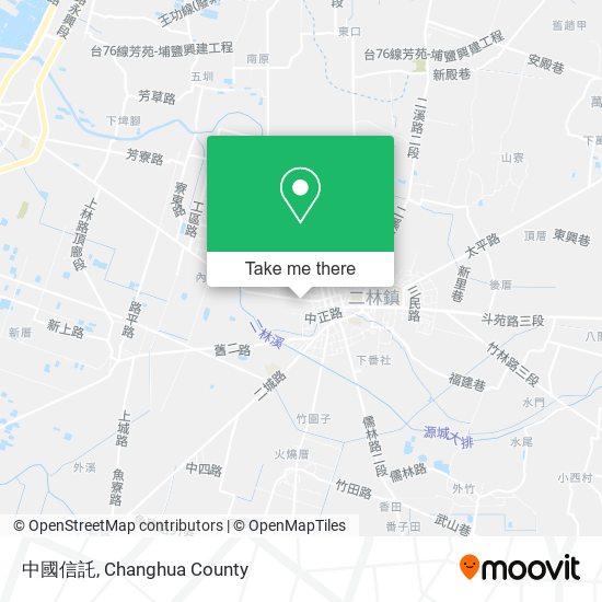 中國信託地圖