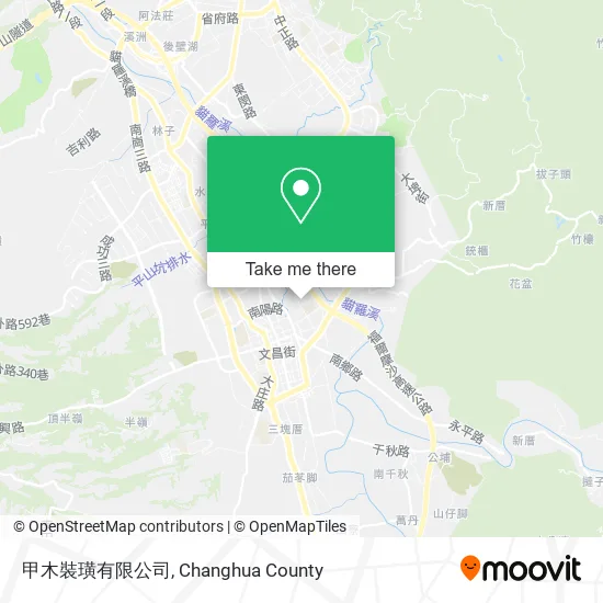 甲木裝璜有限公司地圖