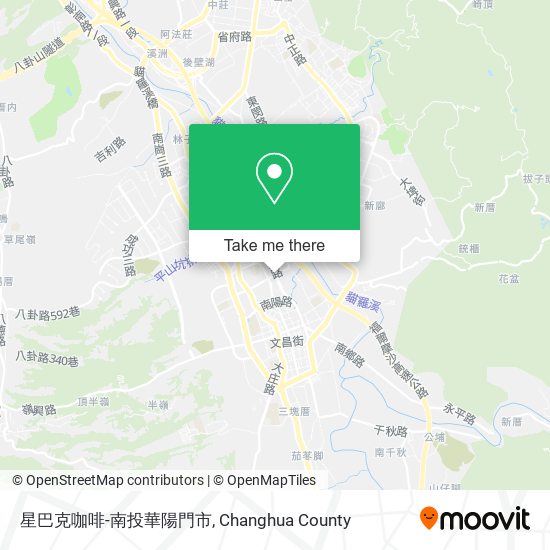 星巴克咖啡-南投華陽門市 map