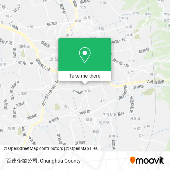 百連企業公司 map
