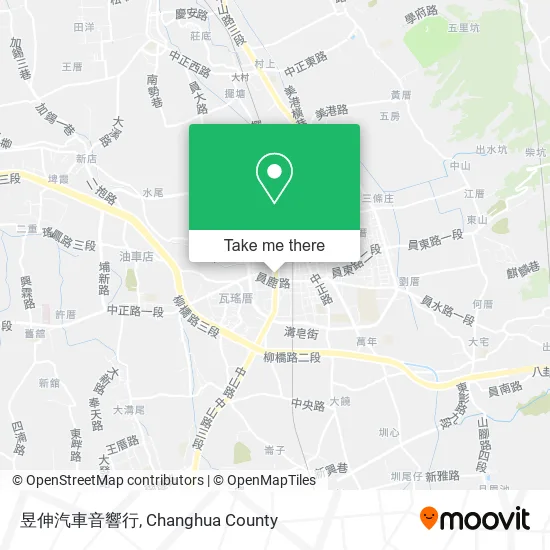 昱伸汽車音響行地圖