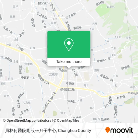 員林何醫院附設坐月子中心地圖