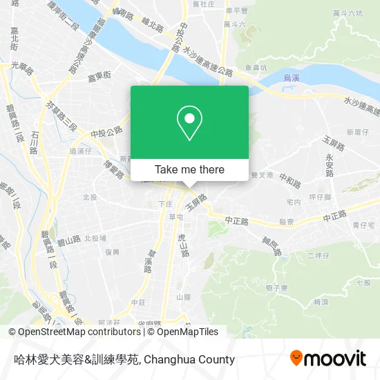 哈林愛犬美容&訓練學苑地圖
