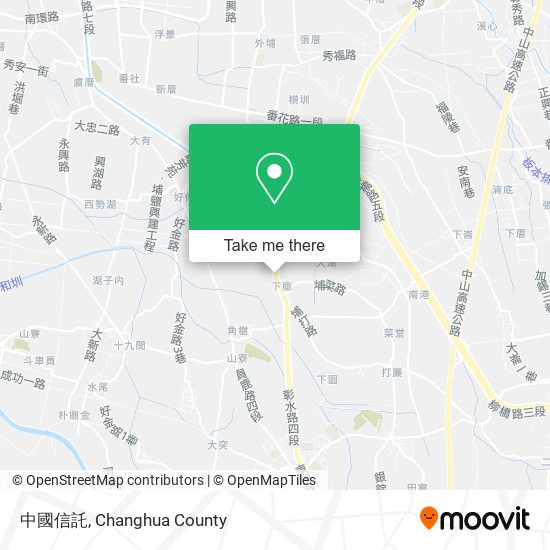 中國信託地圖