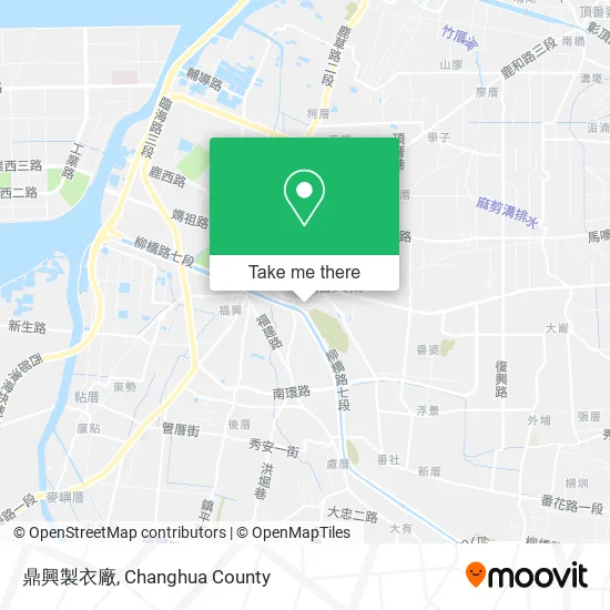 鼎興製衣廠地圖
