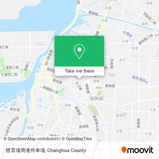 體育場周邊停車場 map