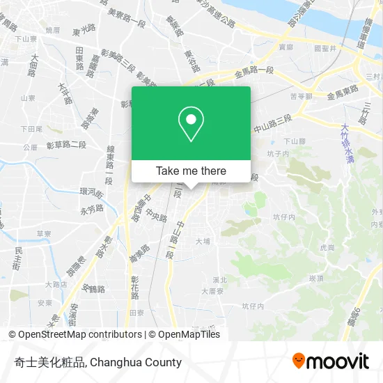 奇士美化粧品 map