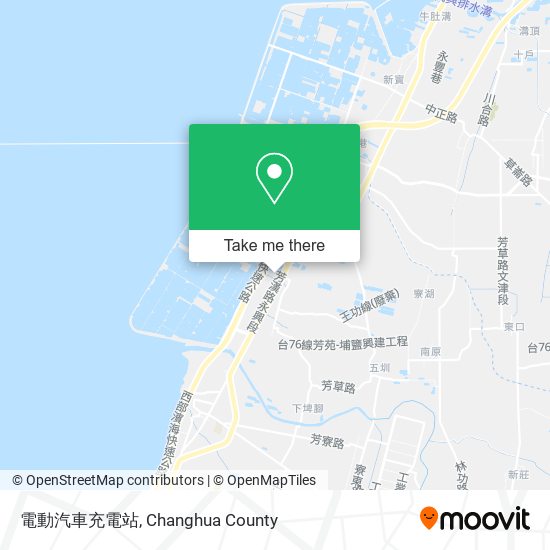 電動汽車充電站 map