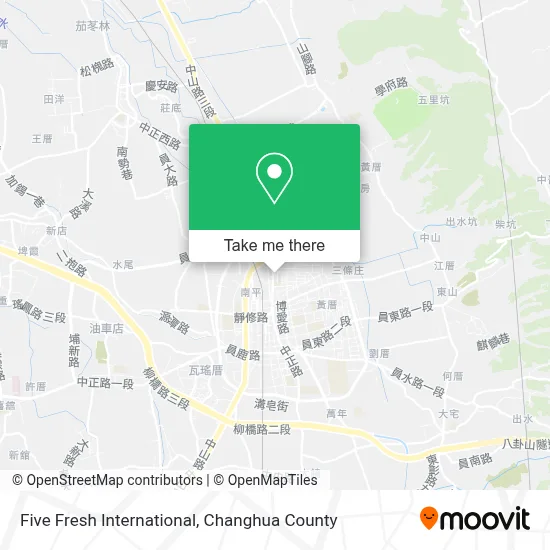 Five Fresh International map