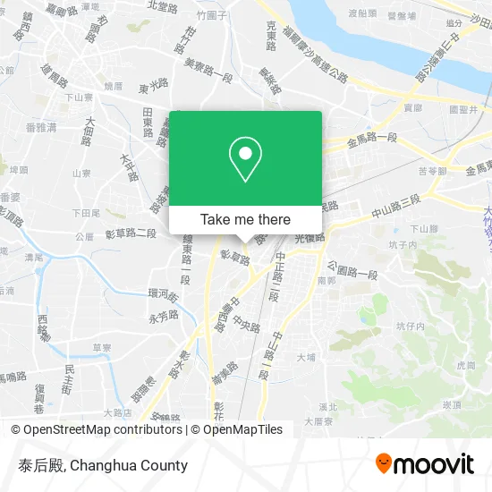 泰后殿 map