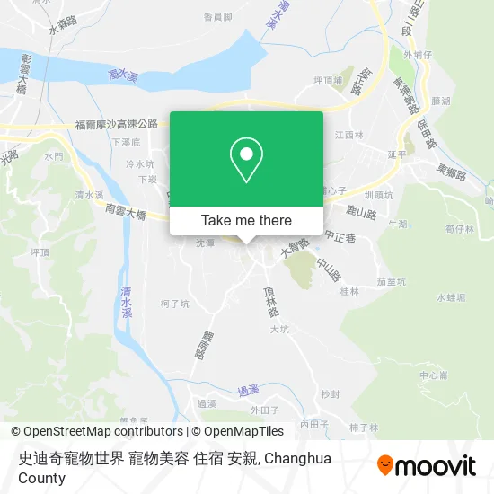 史迪奇寵物世界 寵物美容 住宿 安親地圖