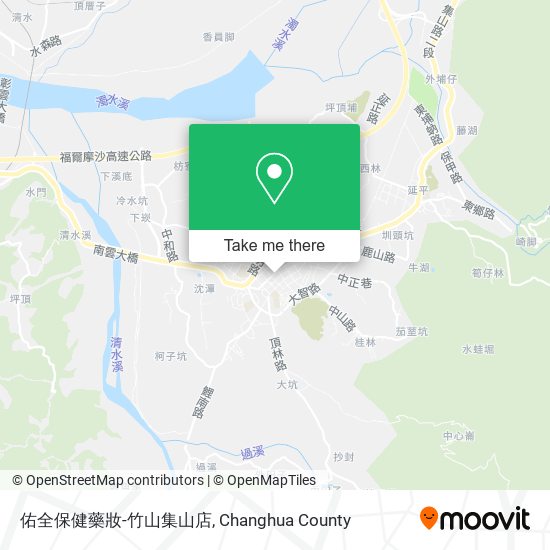 佑全保健藥妝-竹山集山店 map