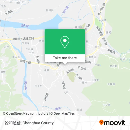 詮和通信 map