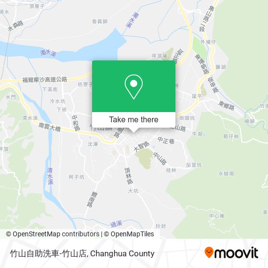 竹山自助洗車-竹山店 map