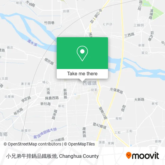 小兄弟牛排鍋品鐵板燒地圖