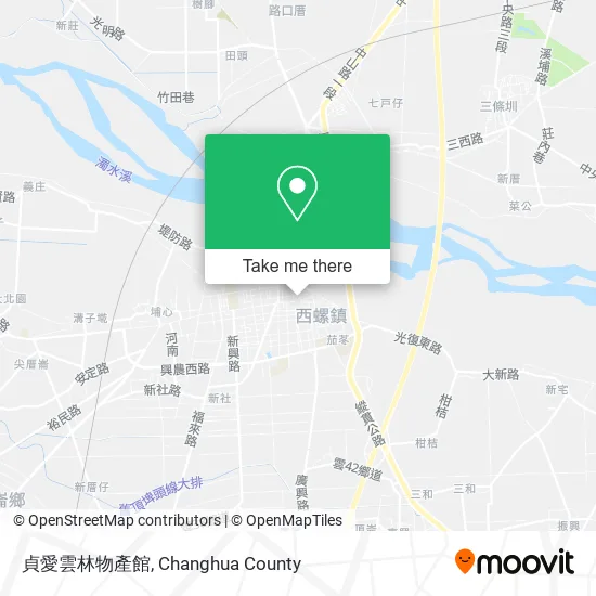 貞愛雲林物產館地圖